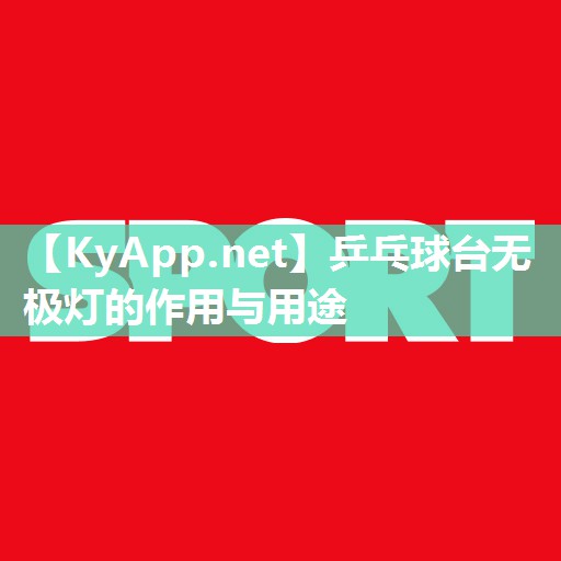 乒乓球台无极灯的作用与用途