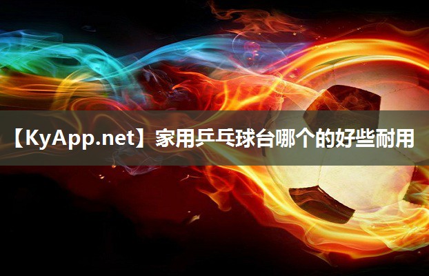 家用乒乓球台哪个的好些耐用