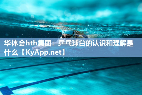 乒乓球台的认识和理解是什么